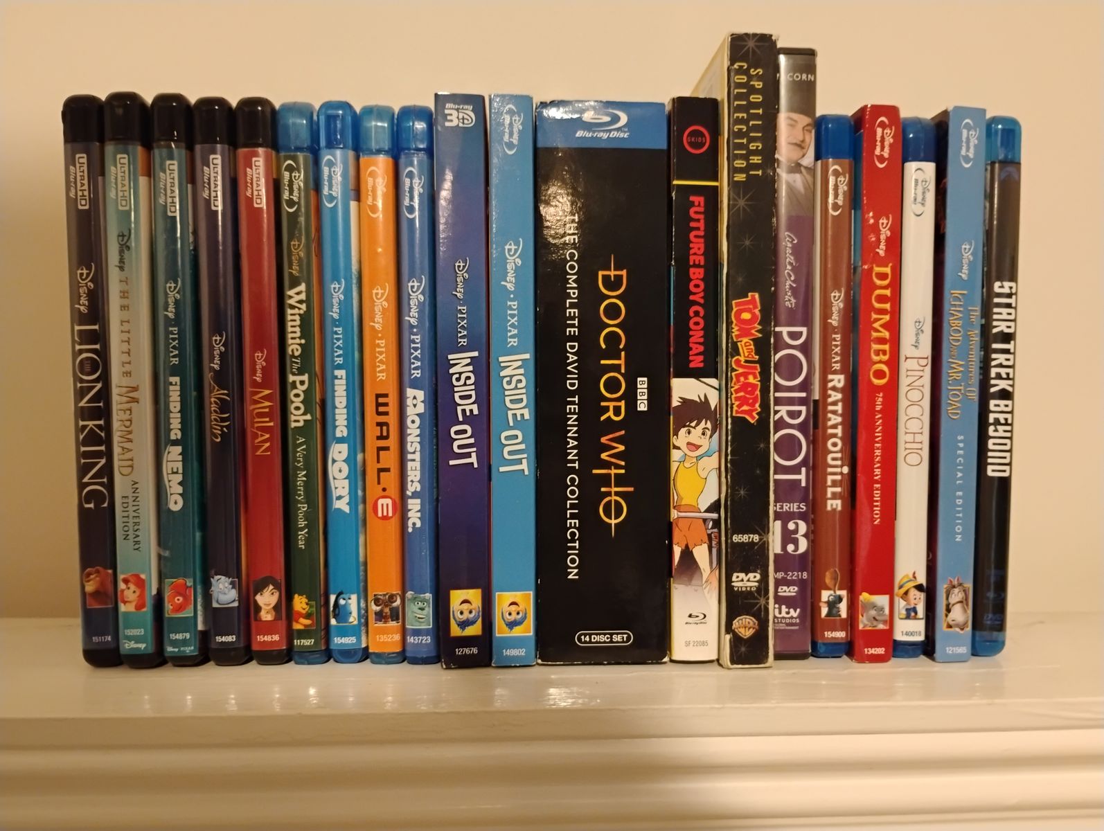 Various Blu-rays and DVDs (Disney, BBC, and more)