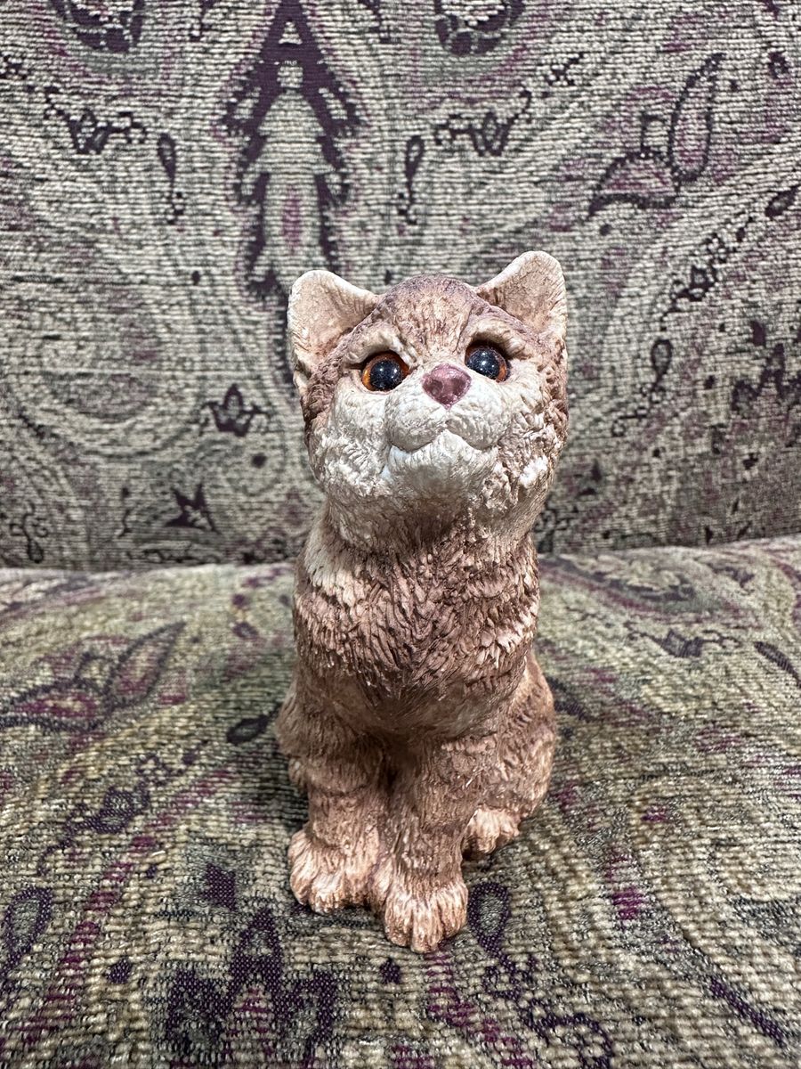 Vintage cat statue
