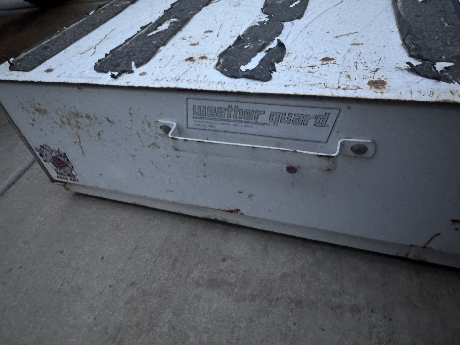 Weather Guard Pack Rat Truck Tool Box - White, Underbody Storage