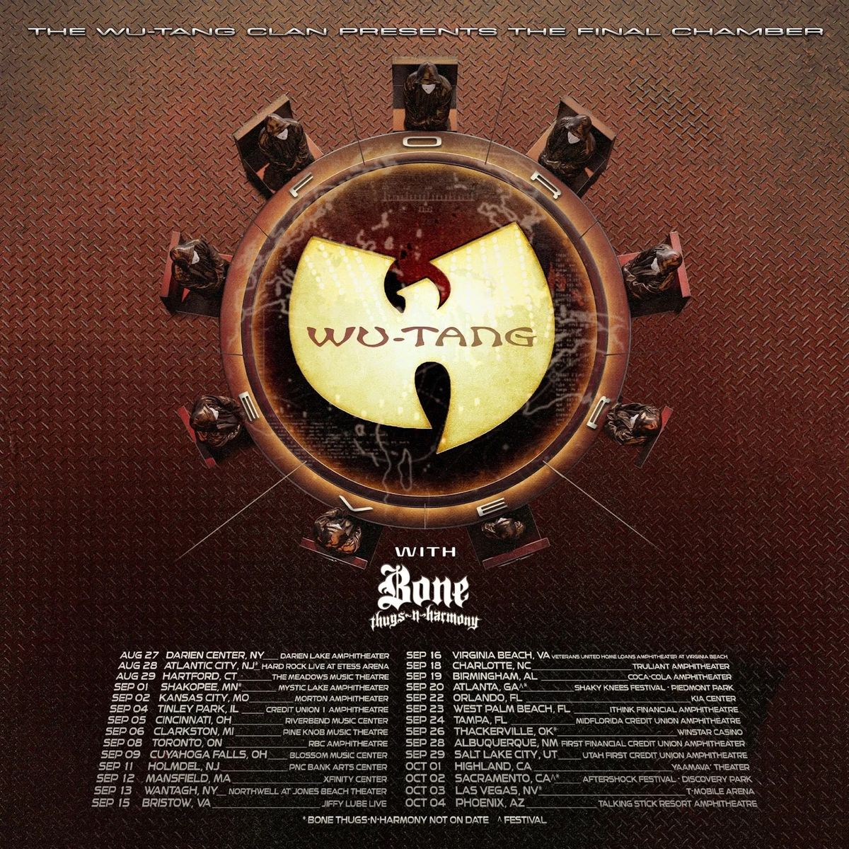 Wu-Tang Clan with Bone Thugs-N-Harmony at UFCUA Box Suite 7