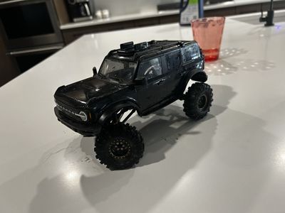 Traxxas TRX-4M Ford Bronco 1/18 Scale RC Crawler Truck - Black, Off-Road Ready