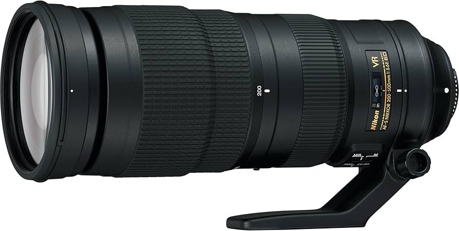 Nikon 200-500mm f/5.6E ED VR Lens (FX, Nikon F mount)