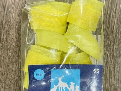 BRAND NEW. PET RAIN BOOTS.