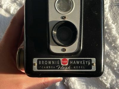 Kodak Brownie Hawkeye Flash Model Vintage Camera