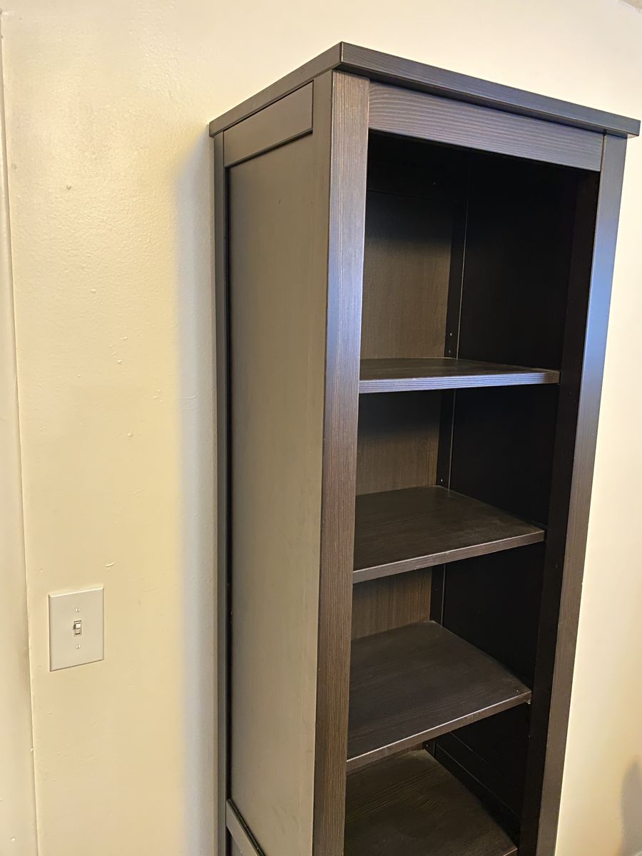 IKEA Hemnes narrow pine bookshelf