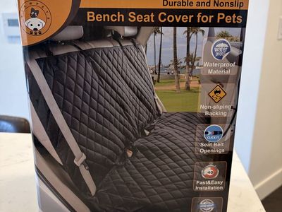 VIEWPETS Durable Nonslip Waterproof Bench Seat Cover for Pets - 49"L x 56"W