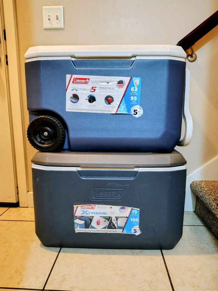 Coleman Xtreme Coolers $55 each CASH