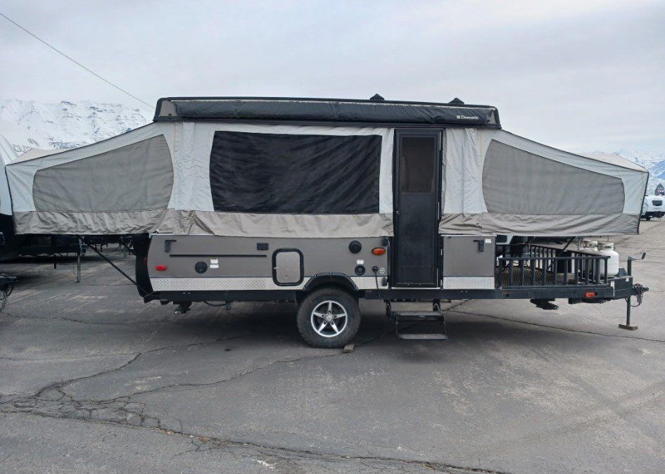 2017 Pop Up Camper with Four Wheeler Trailer