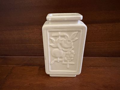 1934 Rockwood Pottery Vase Shape 6468 w/ trellis