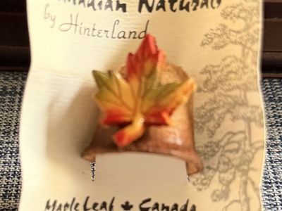 Canadian Naturals by Hinterland Handmade Leather Maple Leaf Thimble