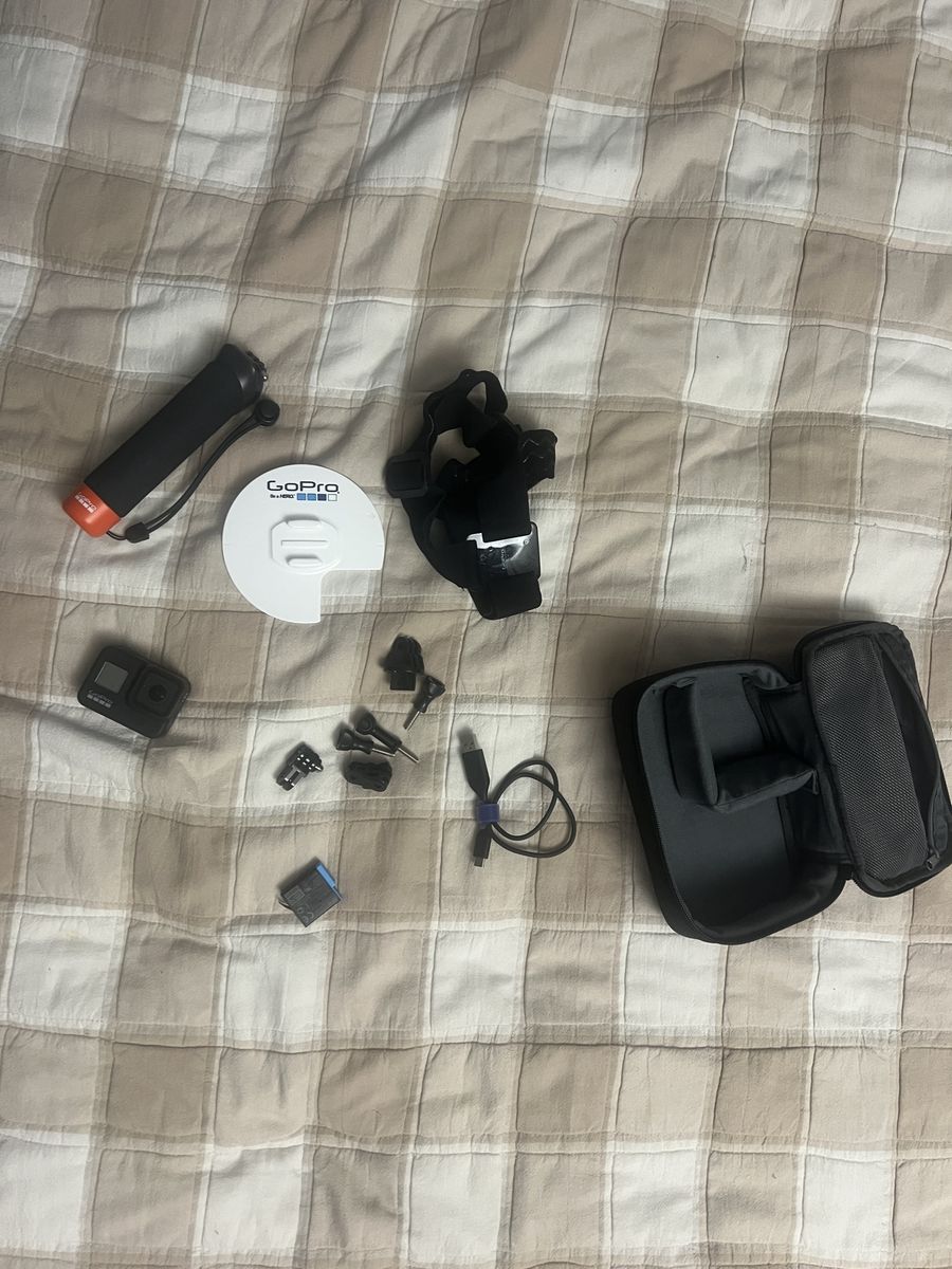 GoPro HERO8 Black Bundle w/ 2 Batteries & Accessories