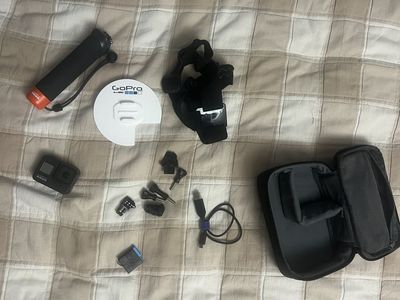 GoPro HERO8 Black Bundle w/ 2 Batteries & Accessories
