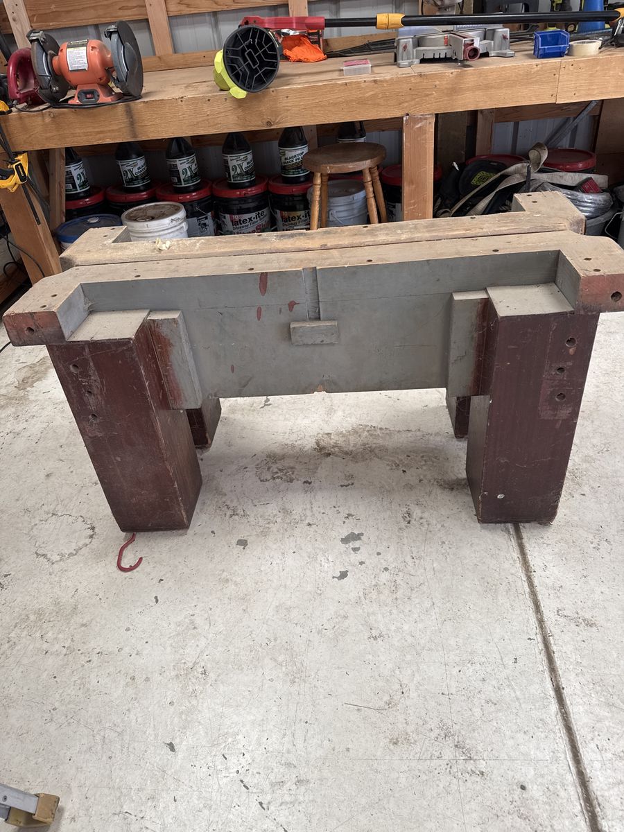 Vintage 1920s Pool Table Frame & Parts - Restoration Project