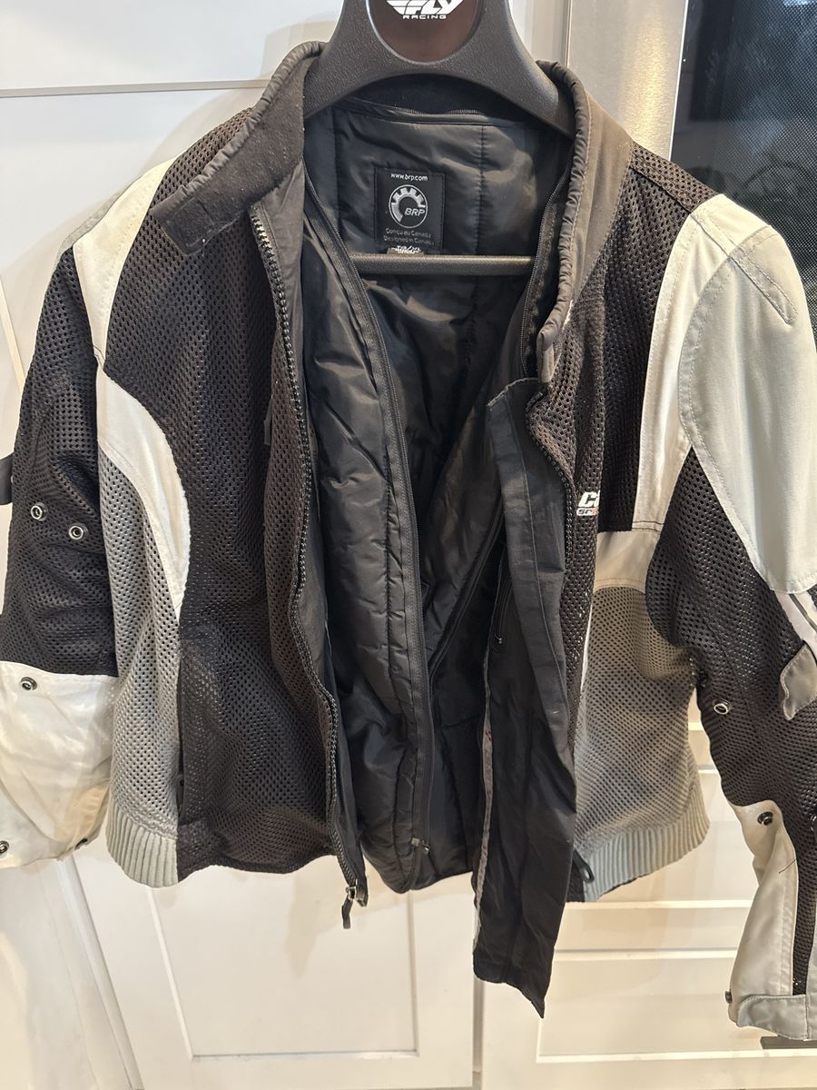 BRP Can-Am Women's Motorcycle Riding Jacket with Removable Liner - Mesh & Textile