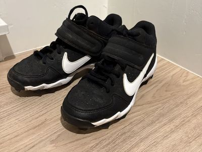 Nike Kids Force Trout 7 Pro MCS Black Baseball Cleats Size 3Y Youth