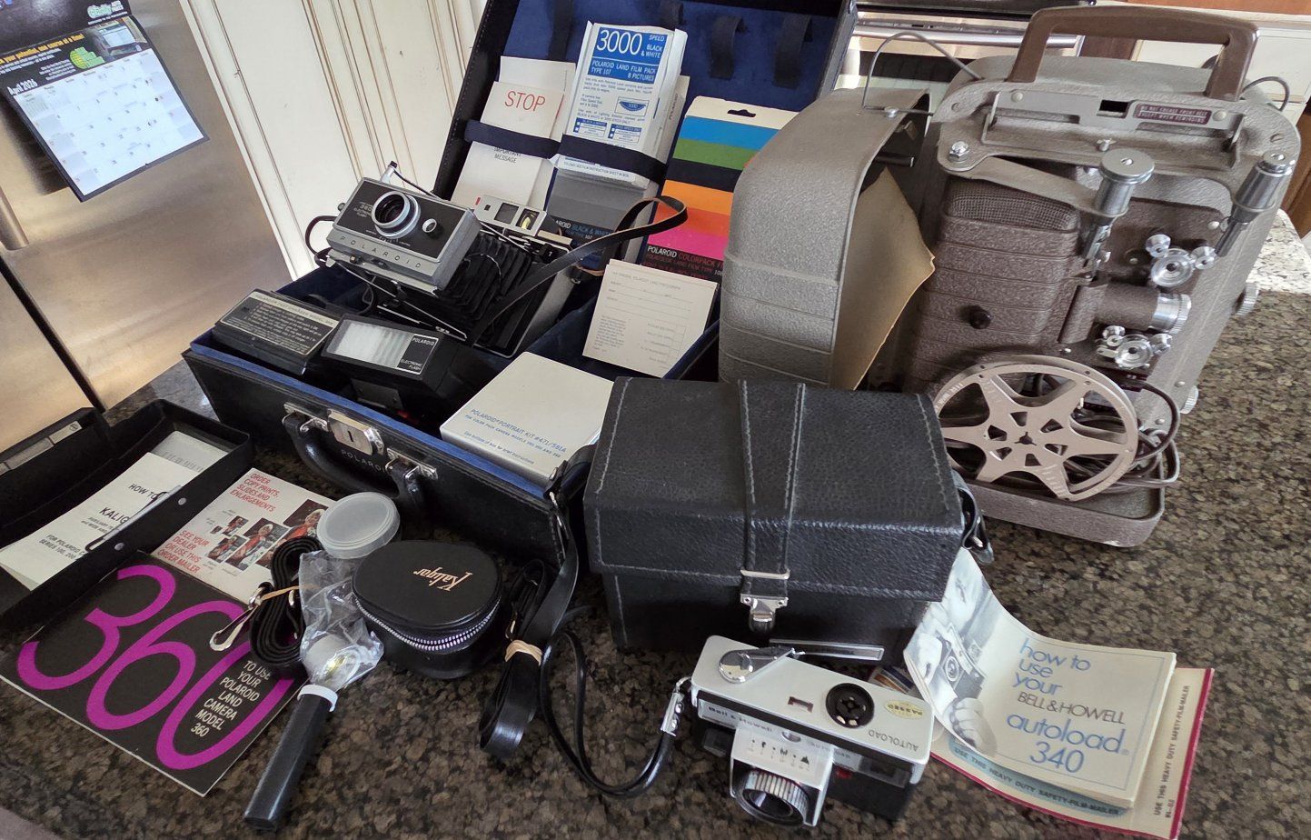 Vintage Cameras and Projector