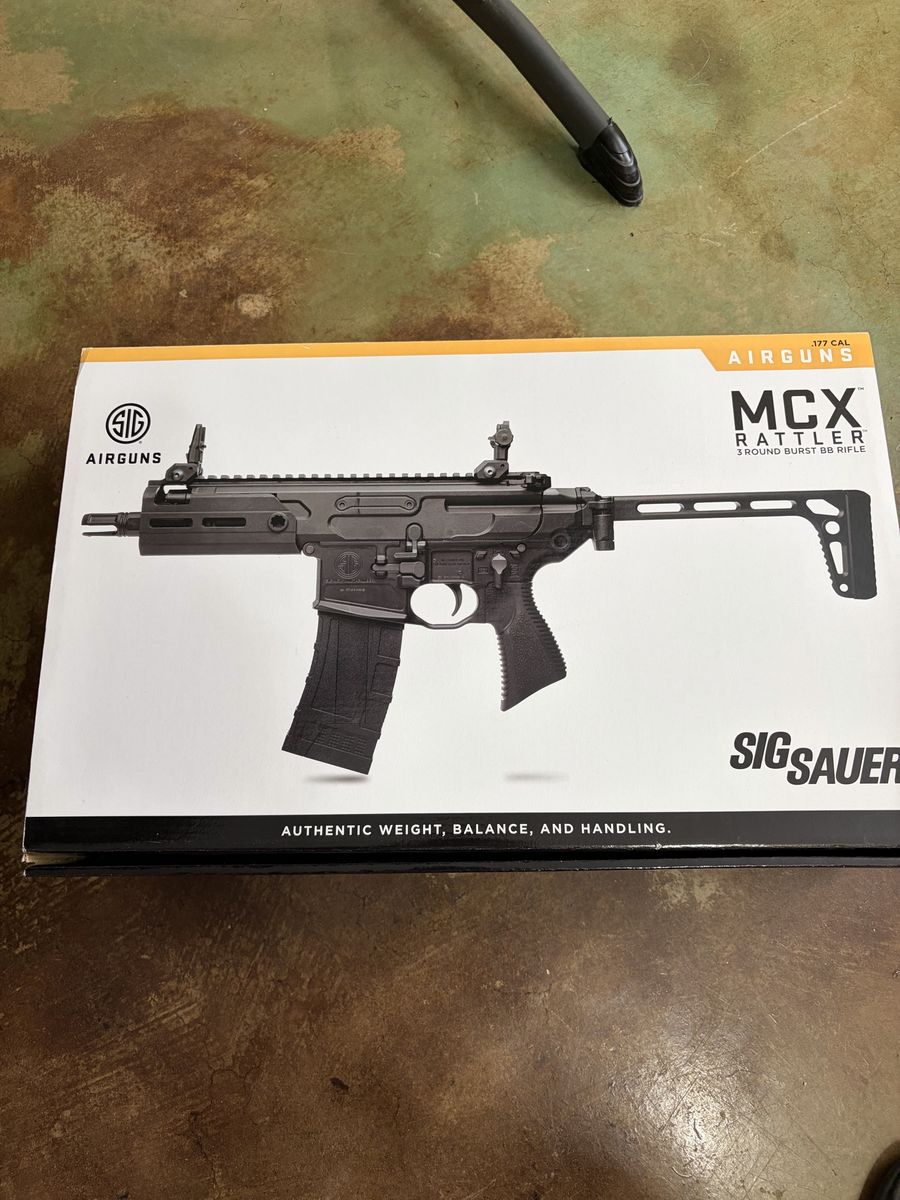 Sig Sauer MCX Rattler .177 Caliber 3-Round Burst BB Rifle Airgun