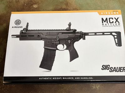 Sig Sauer MCX Rattler .177 Caliber 3-Round Burst BB Rifle Airgun