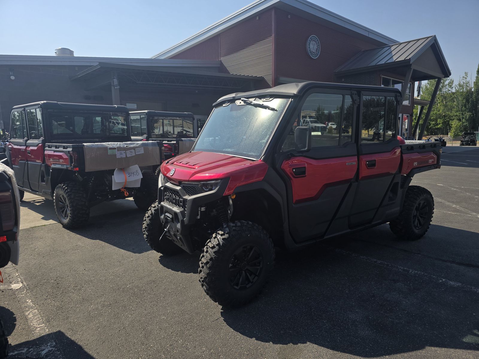 2026 CFMoto Highland XL in RED! Fresh Shipment! We have them!  Idaho Motorcycle Company Only 3 XL's Left