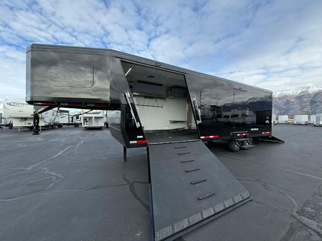 New 2026 Trails West RPM 28' GN Snowmobile Trailer