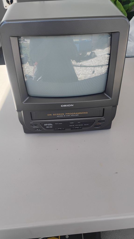 Orion 9-inch CRT TV and VCR