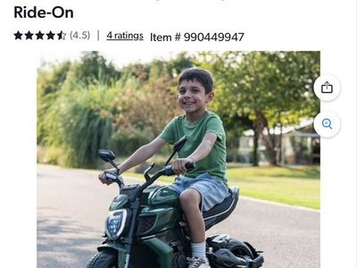 Bro Ducati & Bentley Motorcycle Kids 12V Ride-On