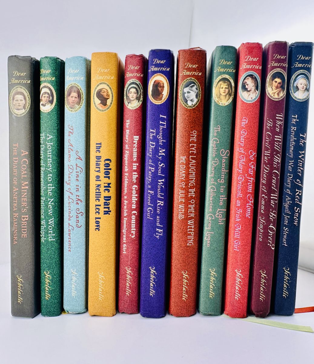 Dear America Book Lot 11 HC Scholastic Historical Diaries Homeschool Set