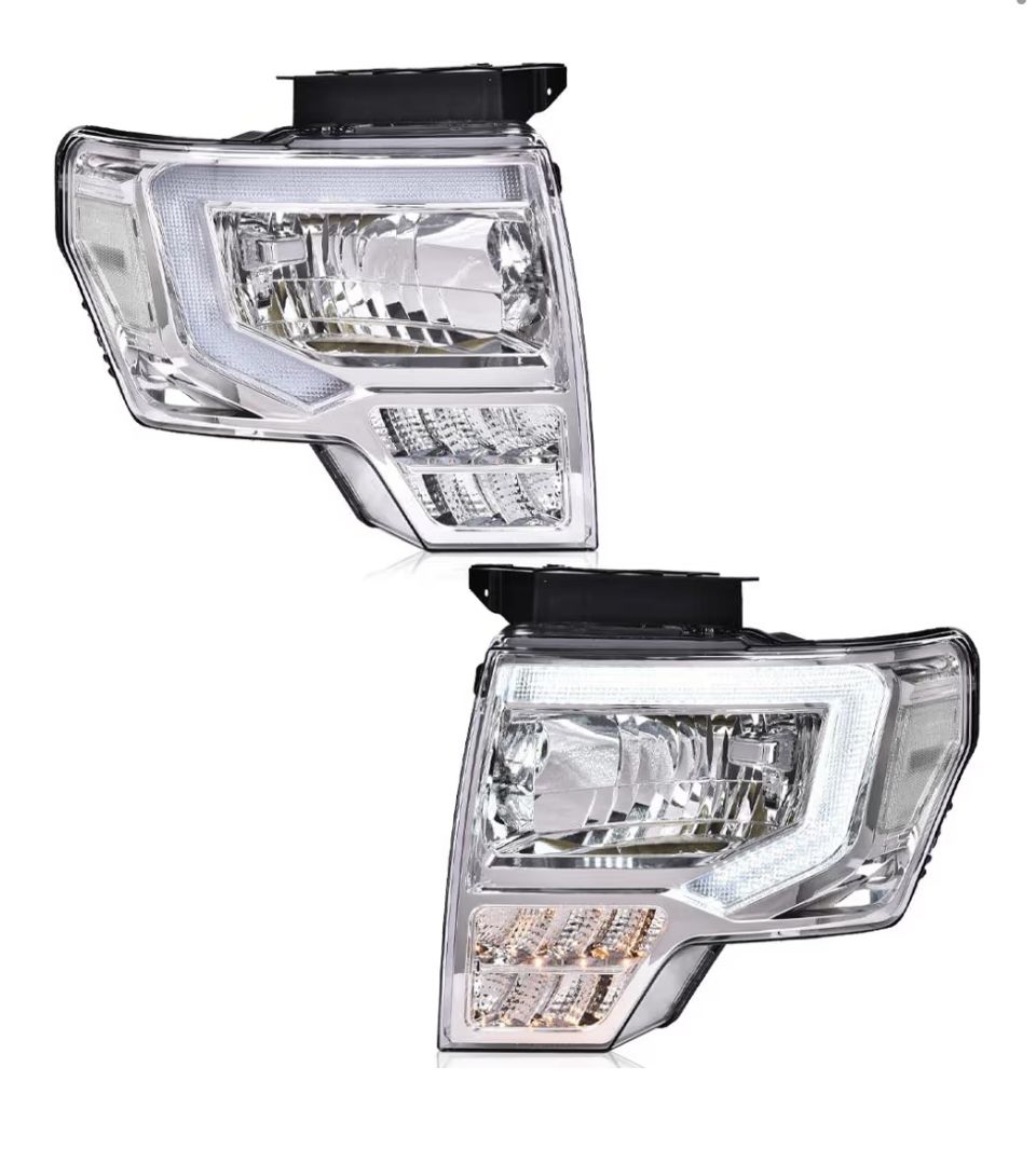 New 09-14 Ford F150 LED Headlights Right & Left