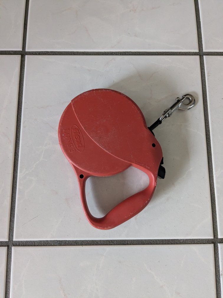 Flexi Long 3 Retractable Dog Leash - Red