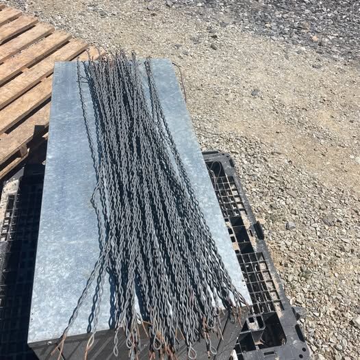 44:  48” Barb wire fence stays