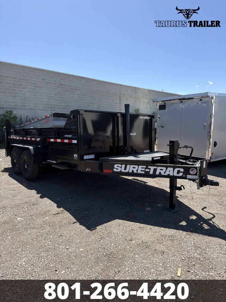 7x14 Sure-Trac Dump Trailer