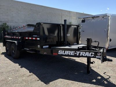 7x14 Sure-Trac Dump Trailer