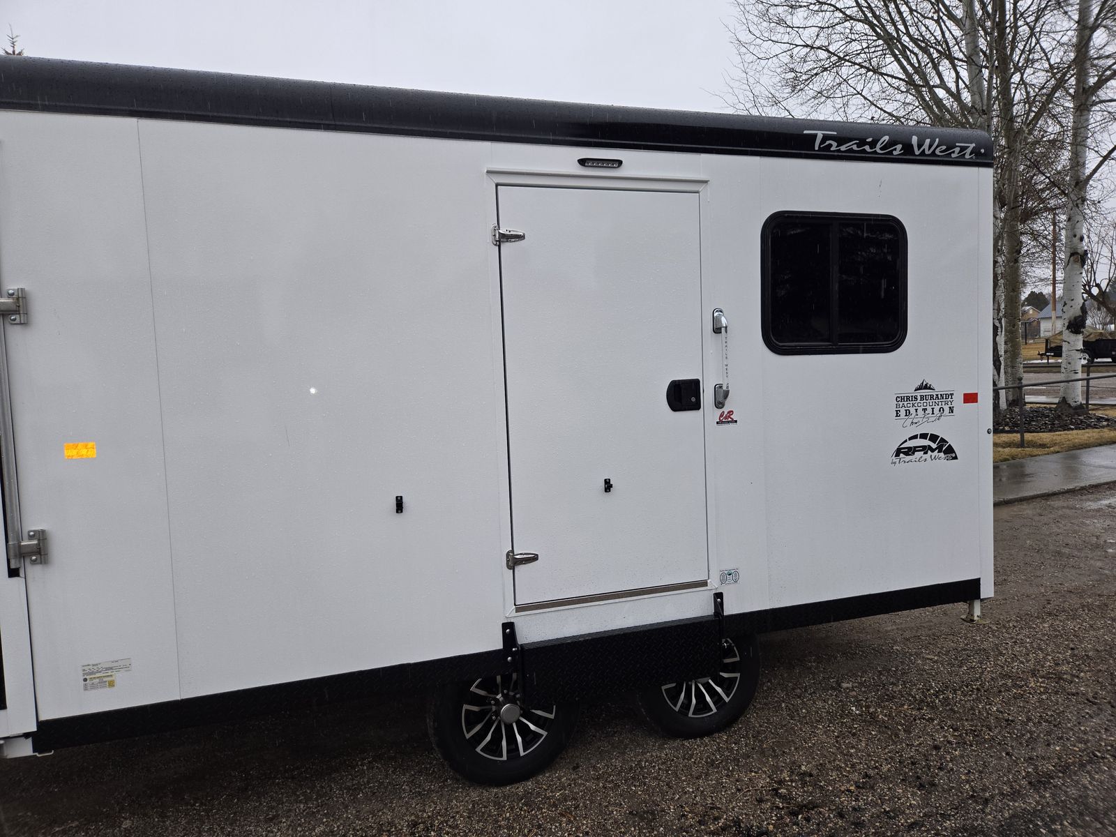 2024 20' Trails West RPM Chris Burandt Edition Snowmobile Side by Side Trailer