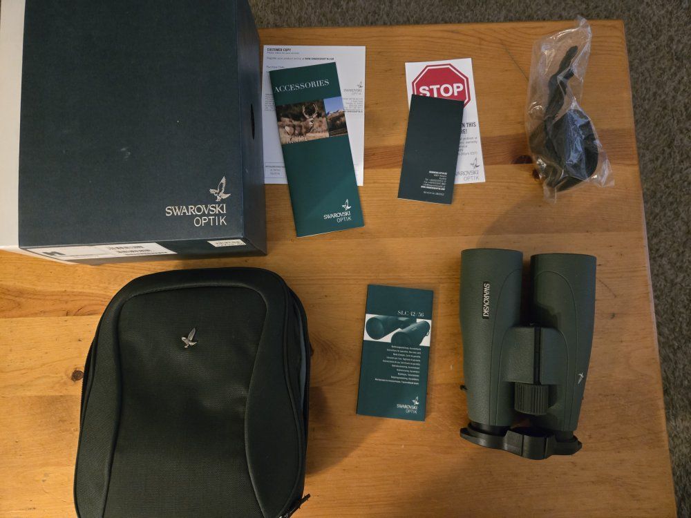 Swarovski Optik SLC 10x52 Binoculars with Original Box and Case, UsedExcellent
