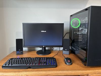 Complete iBuyPower PC Setup w/ HP Monitor and CA-2016 Speaker System