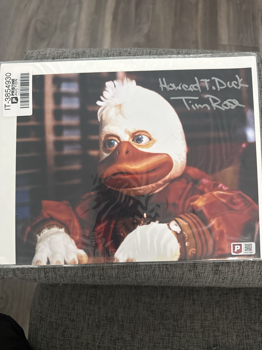 Tim Rose Signed Howard The Duck Photo Autographed Pristine Authentic COA