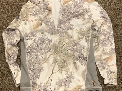 King's Camo Snow Shadow Series 1/4 Zip Long Sleeve Fleece Pullover