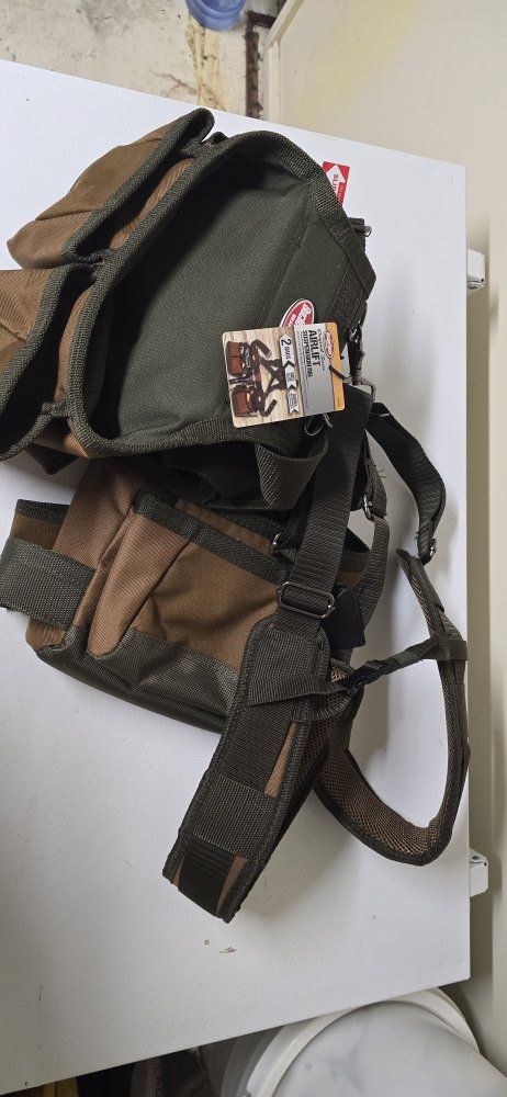 Bucket Boss Airlift 2-Bag Suspension Rig - Brown/Green