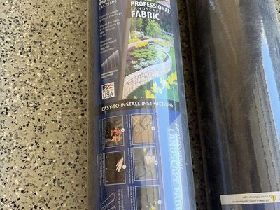 2 Master Gardner Pro Professional Landscape Fabric - 880 sq ft Weed Control with Pins