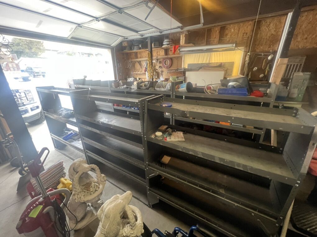 Metal Shelving For Work Van