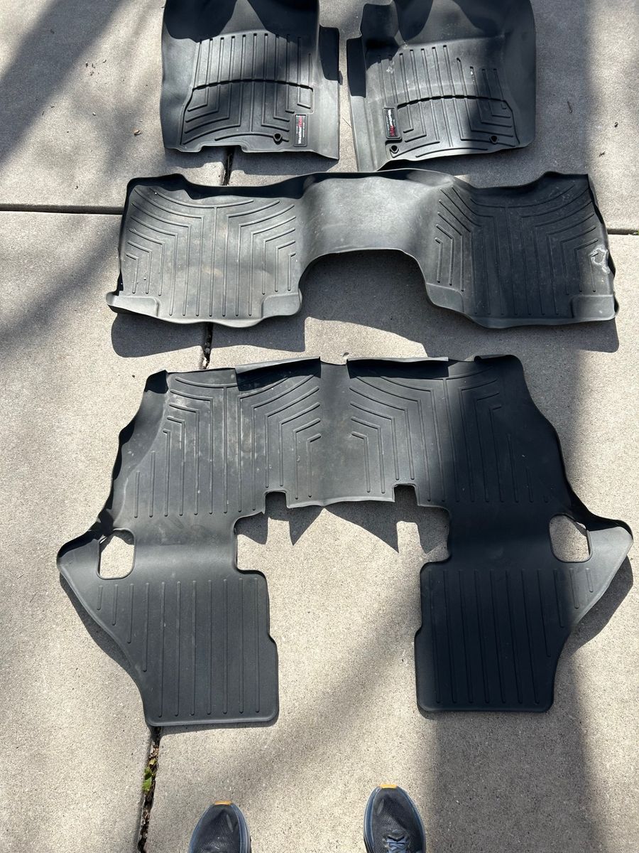 Used WeatherTech Floor Mats for Nissan Armada 2008–2015