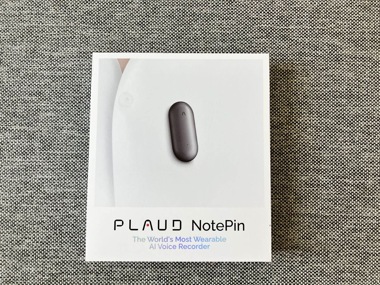 PLAUD NotePin AI Voice Recorder - Missing Magnetic Back - Magnetic Clip & Wristband Included