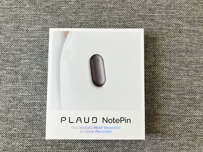 PLAUD NotePin AI Voice Recorder - Missing Magnetic Back - Magnetic Clip & Wristband Included
