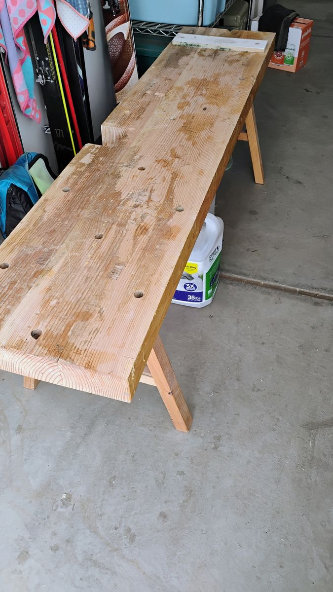 Low Woodworking Bench