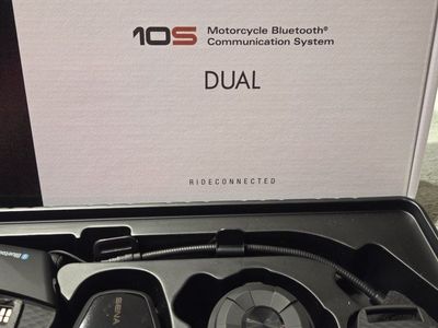 Sena 10S Dual Motorcycle Bluetooth Communication System - Rideconnected Intercom Headset