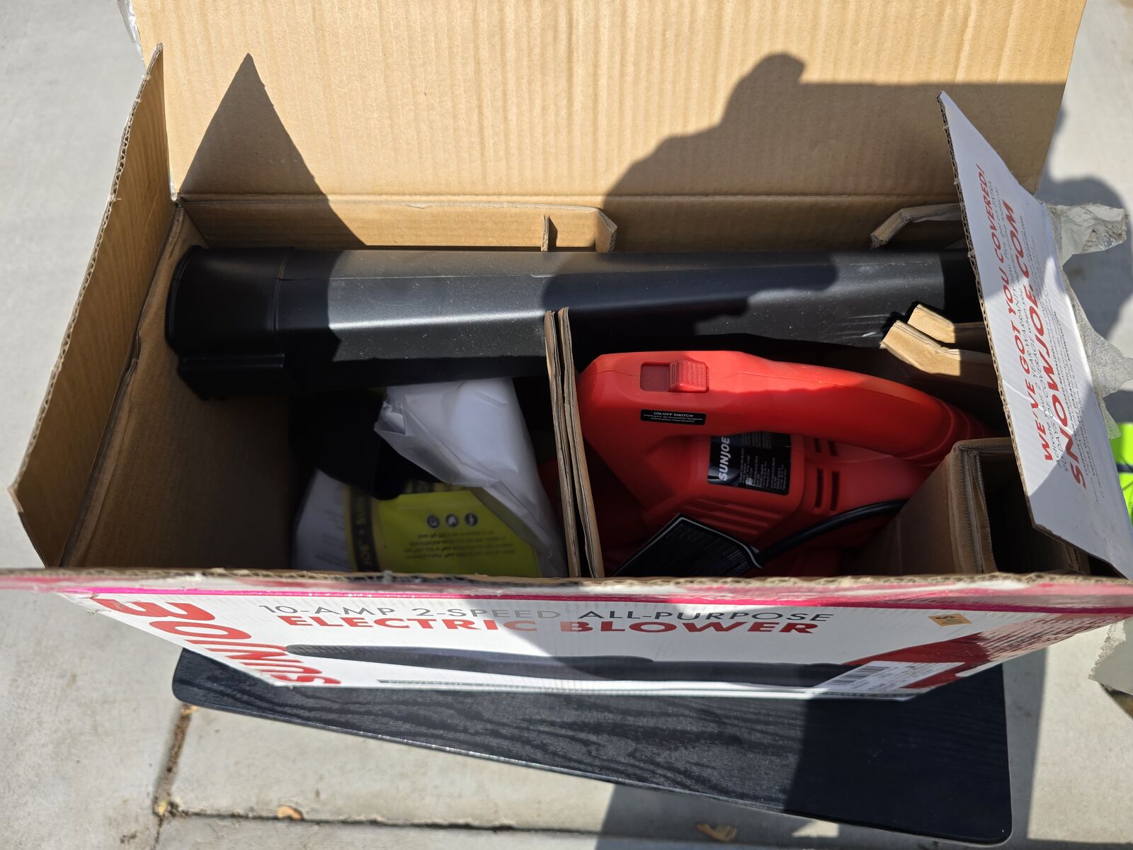New SunJoe 2-speed Electric Blower