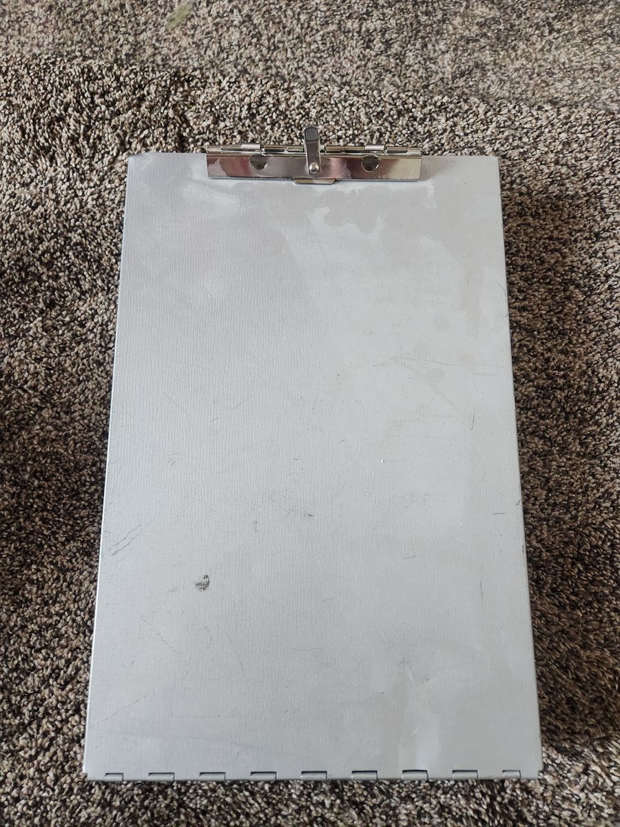 Metal Clip Board with Storage