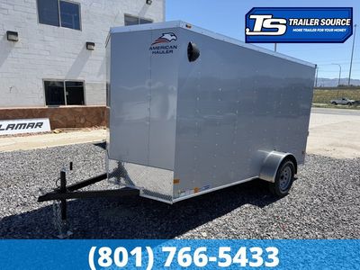 6x12 American Hauler Arrow Enclosed Cargo Trailer - 6'6" Interior - 3.5K GVWR - Ramp Door, Ramp Gate