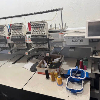 Industrial 6-Head Embroidery Machine – Ricoma CHT2 | Fully Operational