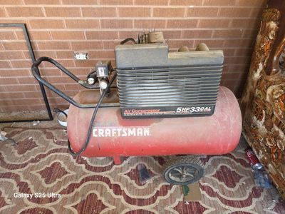 Craftsman 33-Gal Air Compressor 5HP 240V - Works!